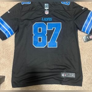NWT Detroit Lions #87 Sam LaPorta Nike On-field Football Game Jersey Men’s M